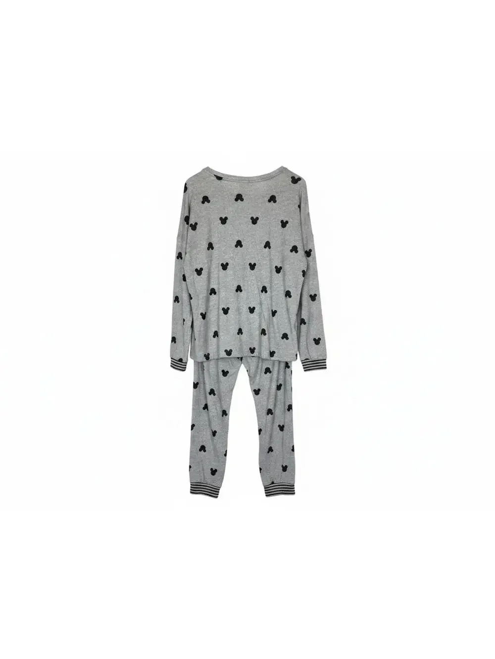 Disney Mickey Mouse Pajama Set (M) - Gray Heather - Picture 1 of 3